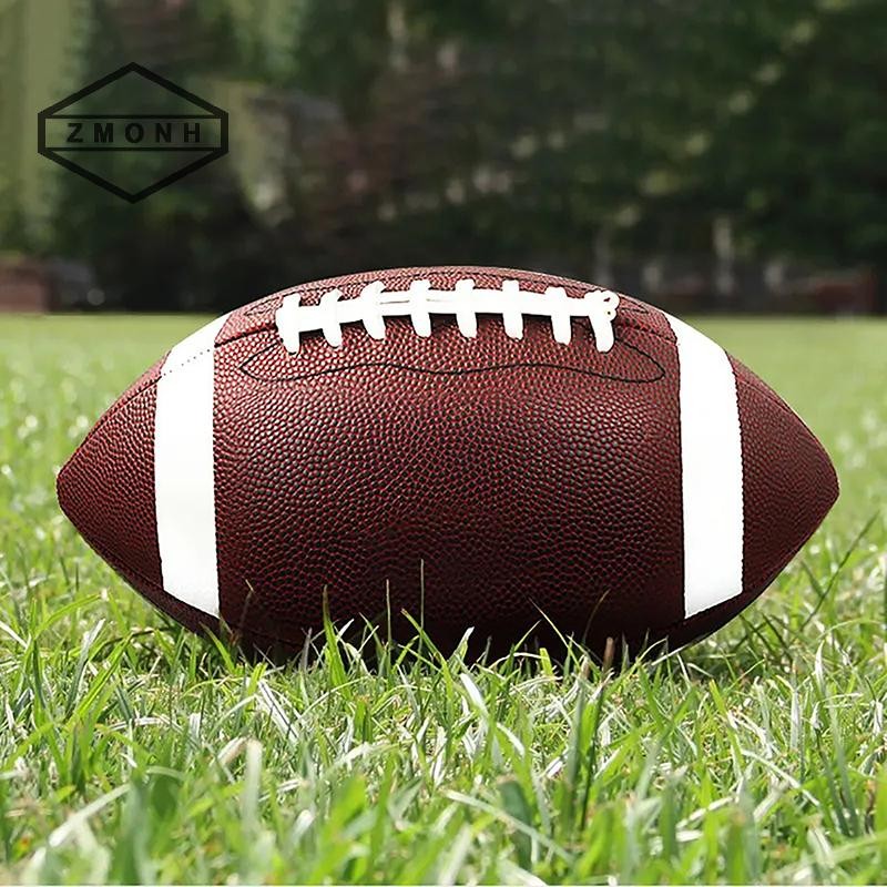 ZMONH Bóng Đá Mỹ Bóng Bầu Dục Hiệp Hội Bóng Đá Footy Kích Thước Tiêu Chuẩn 8.5 Inch Bóng Đá Thể Thao Cho Nam Nữ Trẻ Em * Mới