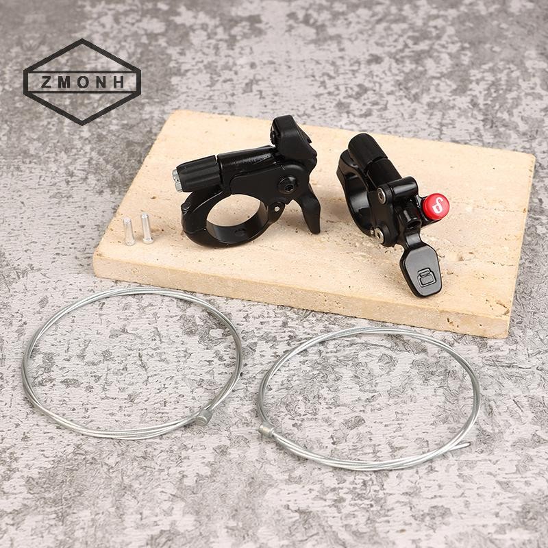 ZMONH Biclcye Khóa Dây Điều Khiển Đòn Bẩy Phuộc Trước Bộ Điều Khiển Từ Xa Khóa Cáo Nút Thay Đổi Với Dây Bên Trong Phụ Kiện Xe Đạp * Mới