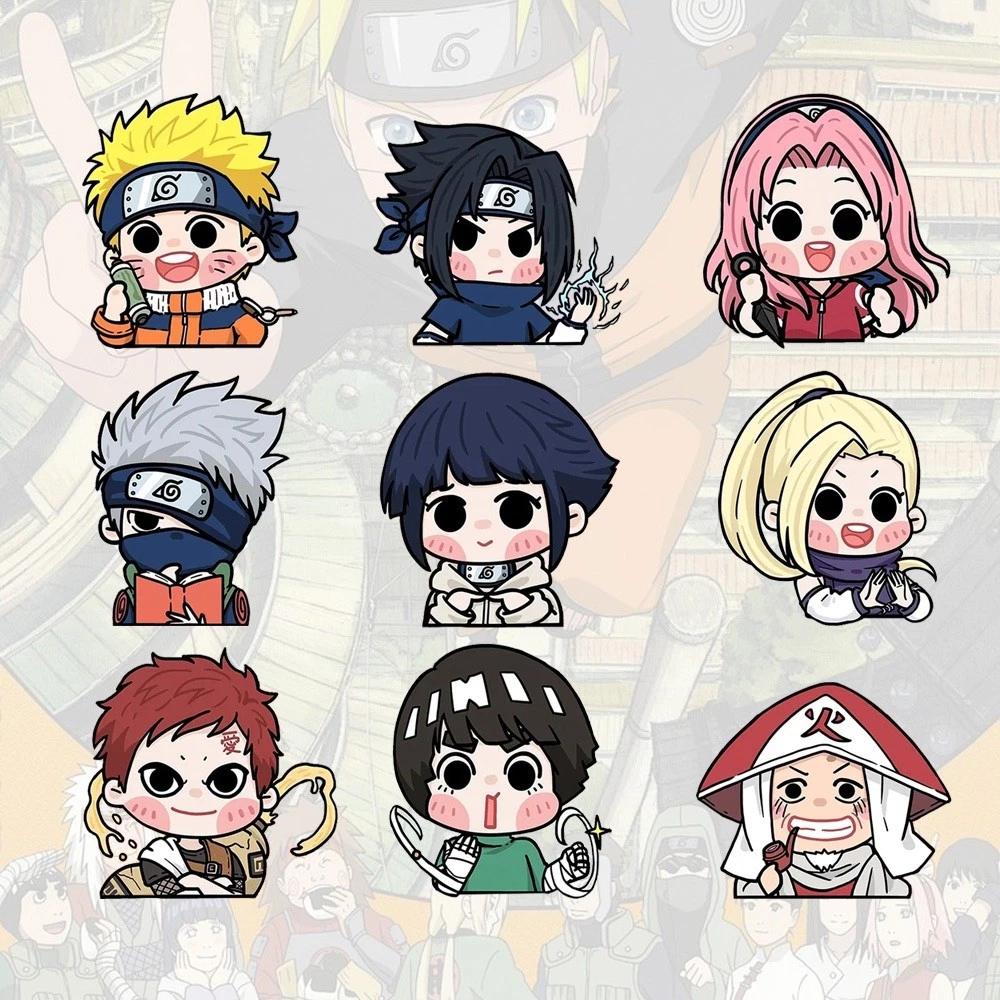 Acrylic Thổ Cẩm Naruto Anime Sáng Tạo Hoạt Hình Dễ Thương Huy Hiệu Quần Áo Túi Trang Trí
