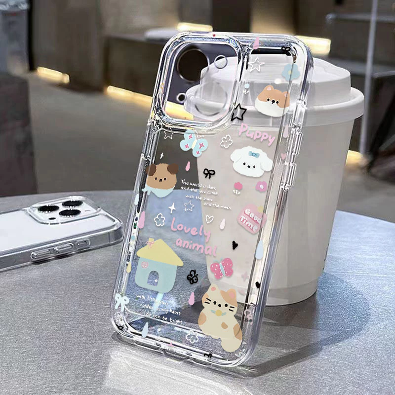 Ốp lưng iphone Động Vật Nhỏ Dễ Thương Thích Hợp Cho IPhone 15 Pro Max 11 12 13 14 Pro Max X XR XS Max 7Plus 8Plus Tươi Ngọt-SN