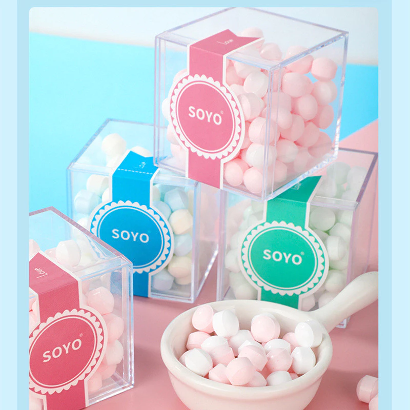 Kẹo ngậm không đường mát lạnh thơm miệng sảng khoái dài lâu I'MINT KISS PEARL SOYO KELIGUO PEPPERMINT
