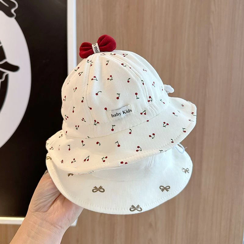 Mũ bé mùa hè Mũ in hình hoạt hình dễ thương 5-20 tháng