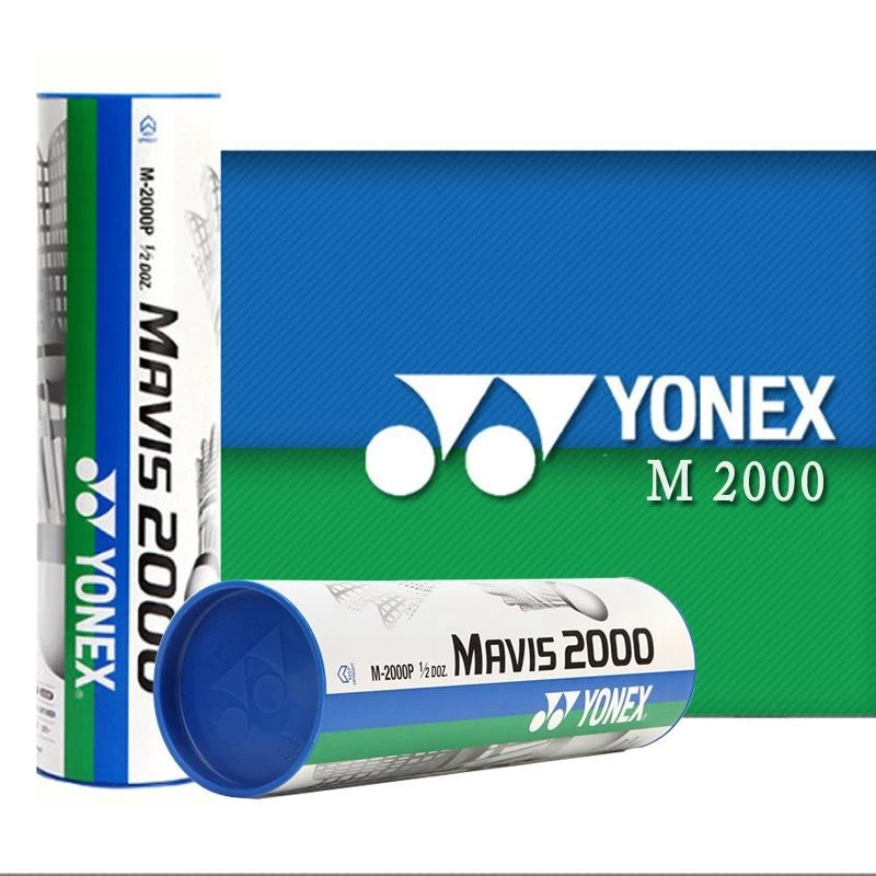 Còn hàng [6 chiếc] Cầu lông Nylon M-2000 - Cầu lông tập luyện bằng nhựa có độ bền cao để luyện tập trong nhà / ngoài trời | Thiết kế chống mài mòn cho buổi tập & huấn luyện câu lạc bộ