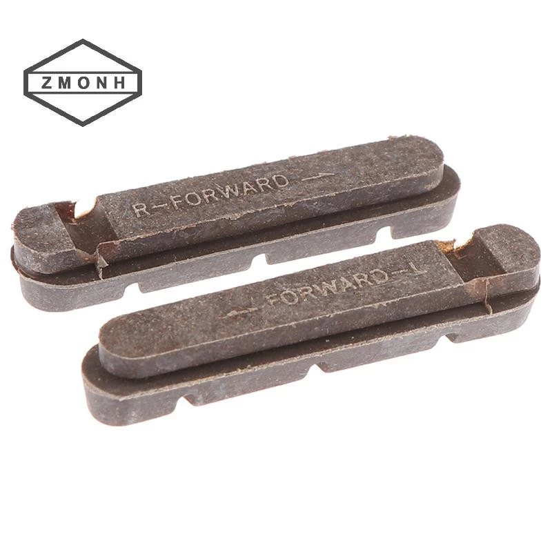 Zmonh Xe Đạp Đường Bộ Phanh Bánh Xe Carbon Má Phanh Nút Chai Phanh Pade Bánh Xe Miếng Lót Vành Carbon * Mới