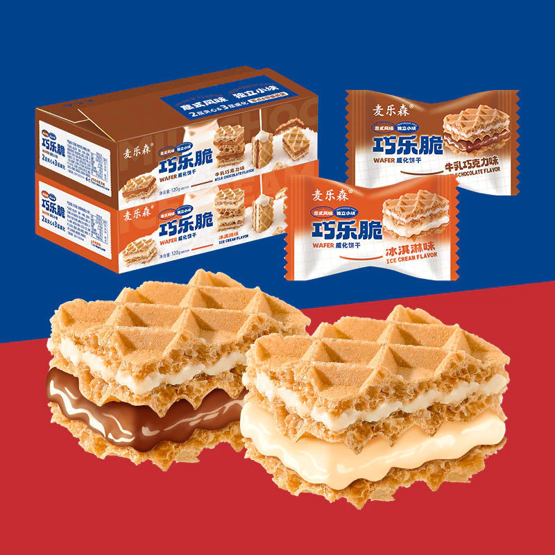 Bánh quy giòn McPherson Bánh quy giòn 120g Sandwich đồ ăn vặt ngon trung quốc