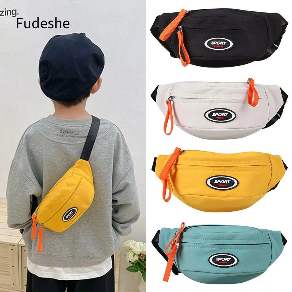 FUDESHE Túi đeo ngực trẻ em Cô gái dễ thương Bé trai Ví đựng tiền xu Túi chéo
