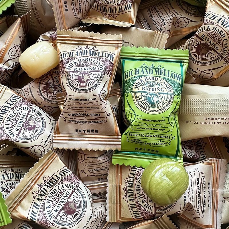 Sữa bò sữa nguyên chất Matcha Hard Candy cho đám cưới đồ ăn vặt ngon