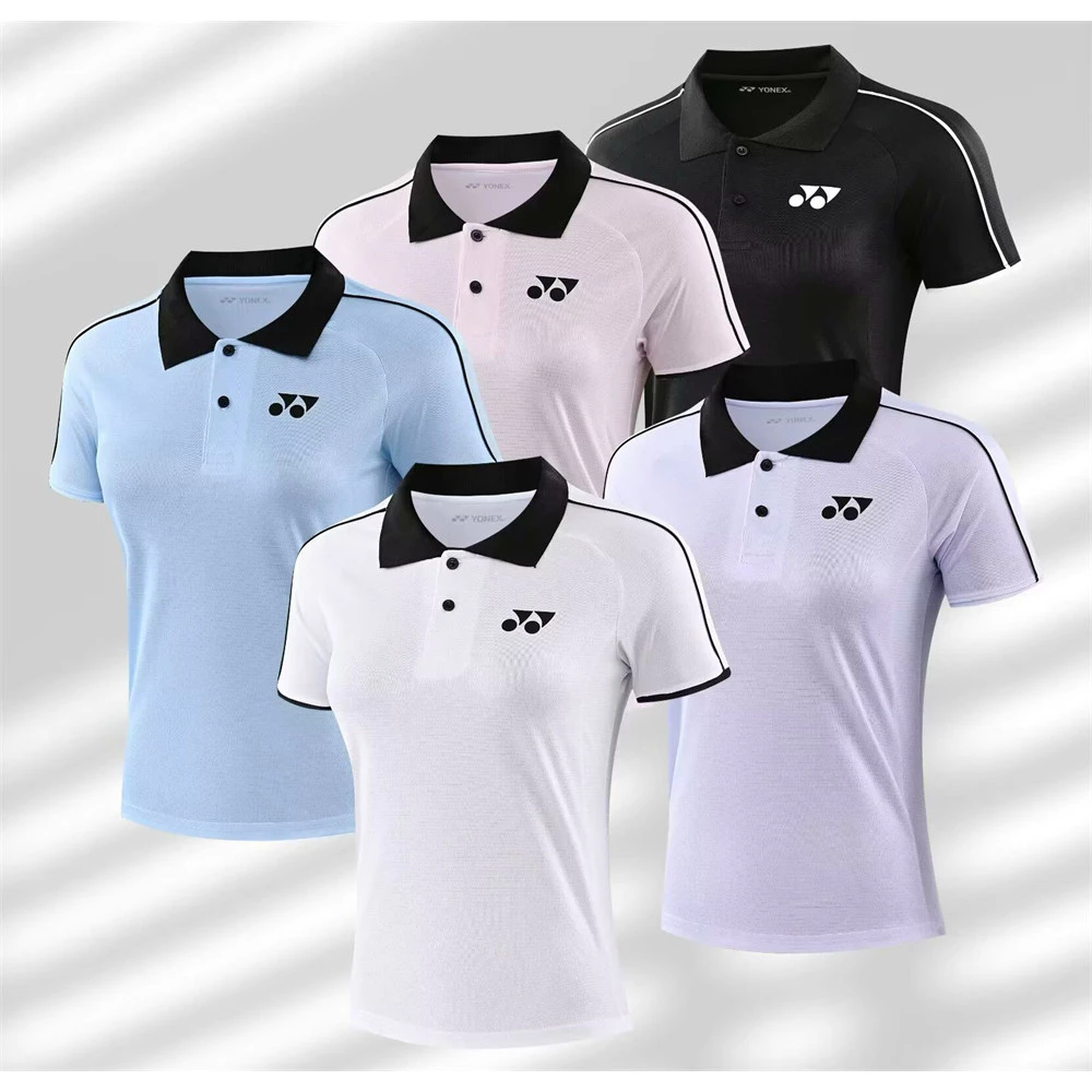 Giao hàng trong vòng 48 giờ Mùa hè 2024 Áo sơ mi cầu lông Tennis mới dành cho nam và nữ Lưới hấp thụ mồ hôi Cuộc thi tập luyện Top 088