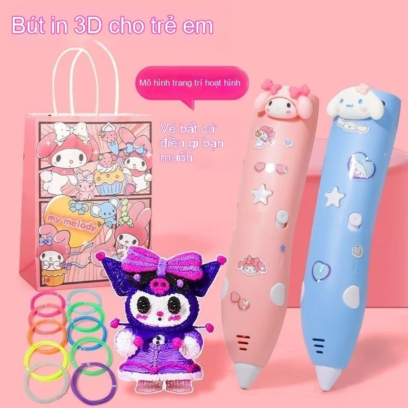 Đồ chơi trẻ em Kulomi 3d Bút in Stereo Graffiti Vẽ quà sinh nhật Lễ hội cho bé gái