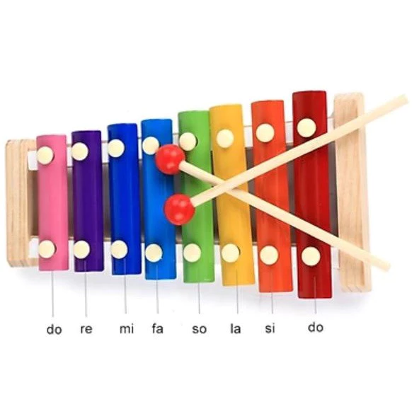 Đàn gỗ 8 âm, Đàn Xylophone 8 Thanh giúp bé học nhạc remoingay68