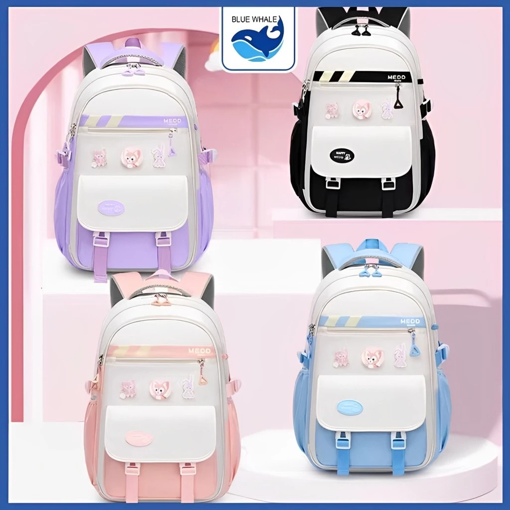 Balo Nam Nữ Unisex Đi Học, Balo Đi Học Sức Chứa Lớn Đựng Được Laptop 15inch Nhiều Ngăn, Balo Đi Học Cho Bé