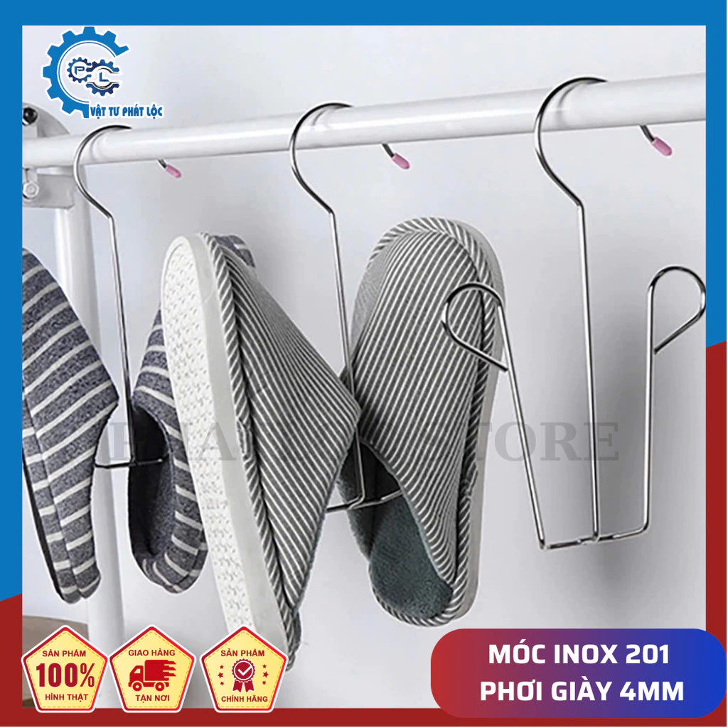 Móc Phơi Giày Dép Bằng Inox 201, Móc Treo Giày Bằng Inox Chống Han Gỉ