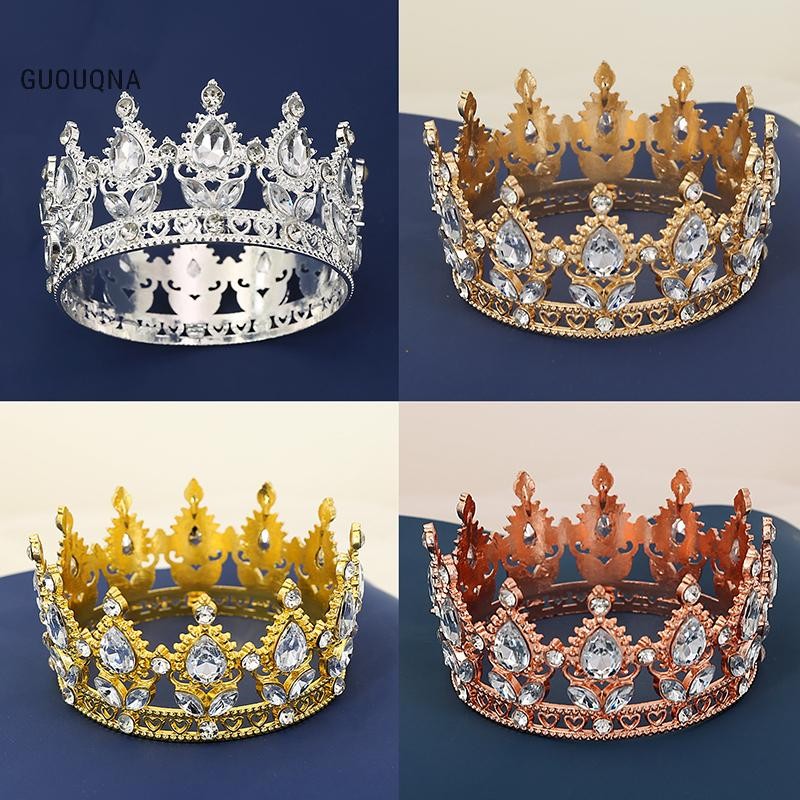 GUOUQNA Bánh vương miện pha lê lớn trang trí tiệc sinh nhật cho bé gái,. GUOUqna