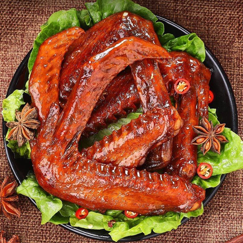 Cánh vịt thơm cay dai ngon đặc sản đồ ăn vặt nộiđịa Trung siêu ngon