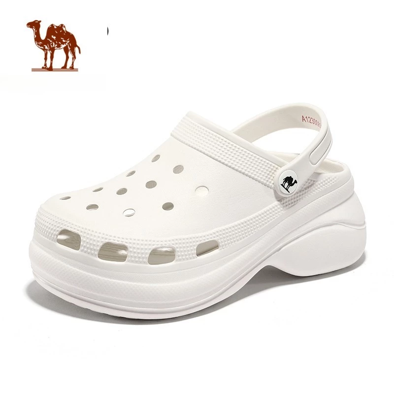 Dép croc đi biển CAMEL CROWN  thiết kế chống trượt chất lượng cao cho nữ