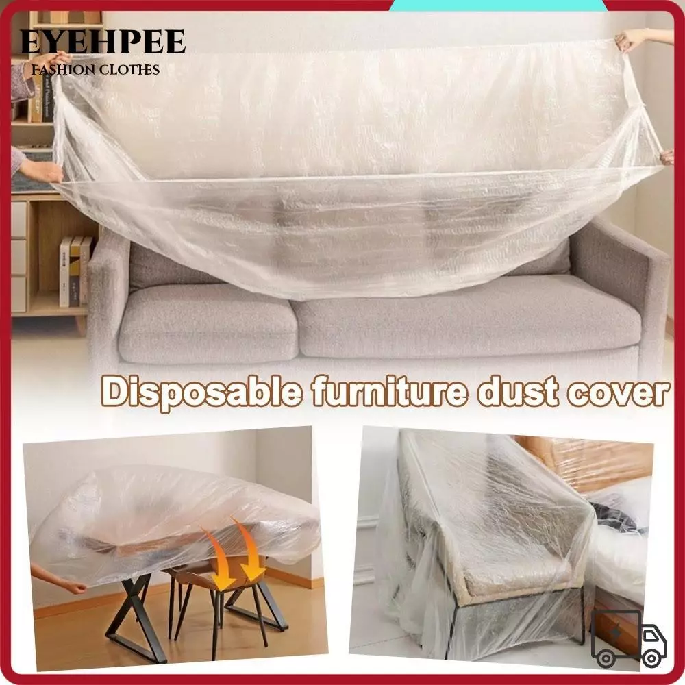 EYEHPPE Màng chống bụi dùng một lần Trong suốt Đàn hồi Chống thấm nước Cỡ lớn Bọc ghế sofa giường bàn trà