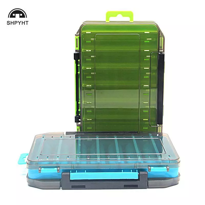 Hộp Đựng Mồi Và Phụ Kiện Câu Cá Hai Mặt Cứng, Bảo Quản Tốt Mồi Và Phụ Kiện