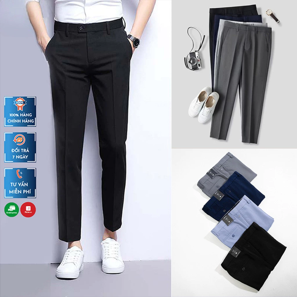 Mens Nine Cents Quần Casual Fit Thời trang kinh doanh