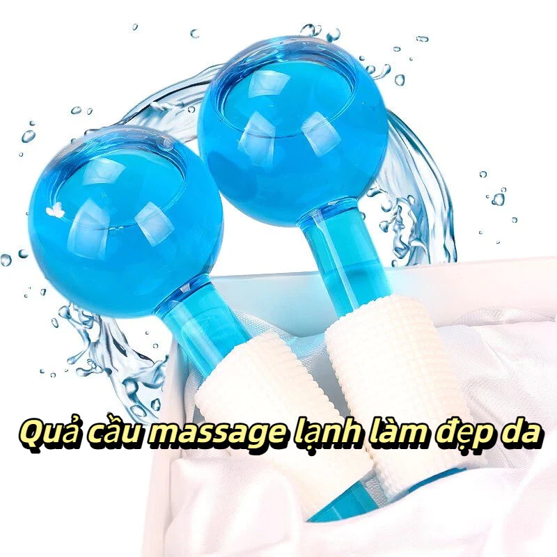 Quả lăn lạnh làm đẹp: Se khít da, thu nhỏ lỗ chân lông, giảm sưng và mệt mỏi,có thể chườm nóng/lạnh!