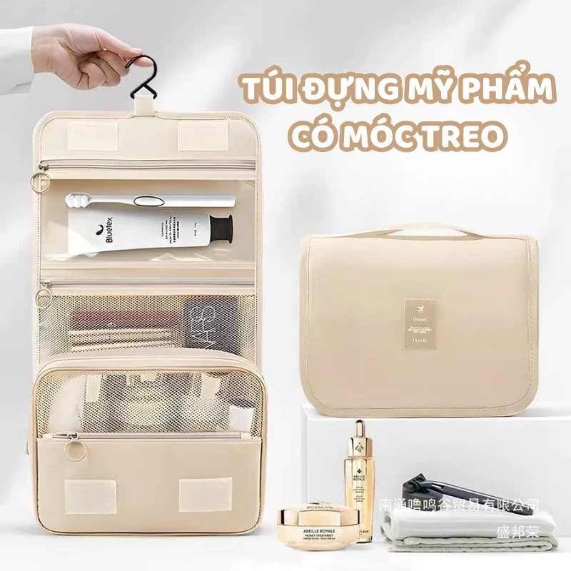 Túi Đựng Mỹ Phẩm Treo Nhà Tắm Chống Nước TORO Túi Du Lịch Gấp Gọn Nhiều Ngăn Đựng Đồ Cá Nhân