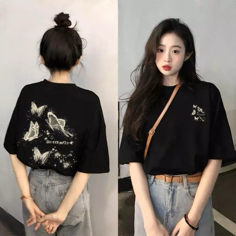 Áo thun nam nữ  THIEN DUONG, tay lỡ form rộng in hình đa dạng, áo thun unisex, thời trang hot mùa hè Cổ Tròn