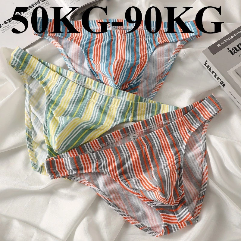 Quần lót nam tuổi teen sọc cotton mềm mại, thoải mái và thoáng khí