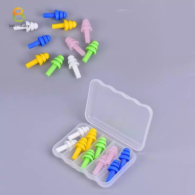 Nút Tai Silicon Cho Bé - Giảm Tiếng Ồn & Chống Nước Khi Bơi