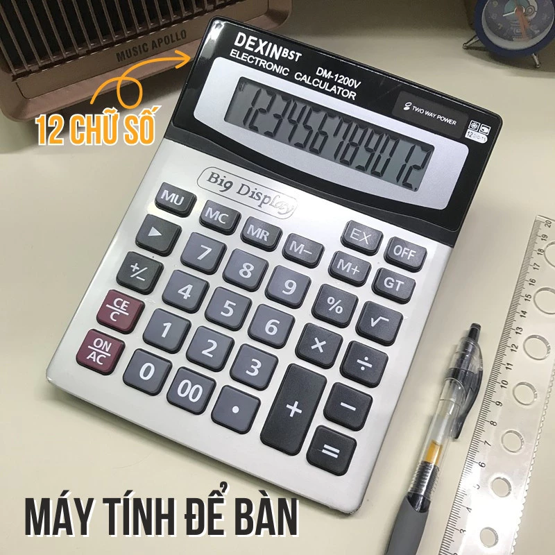 Máy Tính Cầm Tay Nút Bấm Lớn Cao Cấp – Máy Tính Bỏ Túi Dễ Dùng, Giải Pháp Tính Toán Chính Xác Dùng Cho Văn Phòng