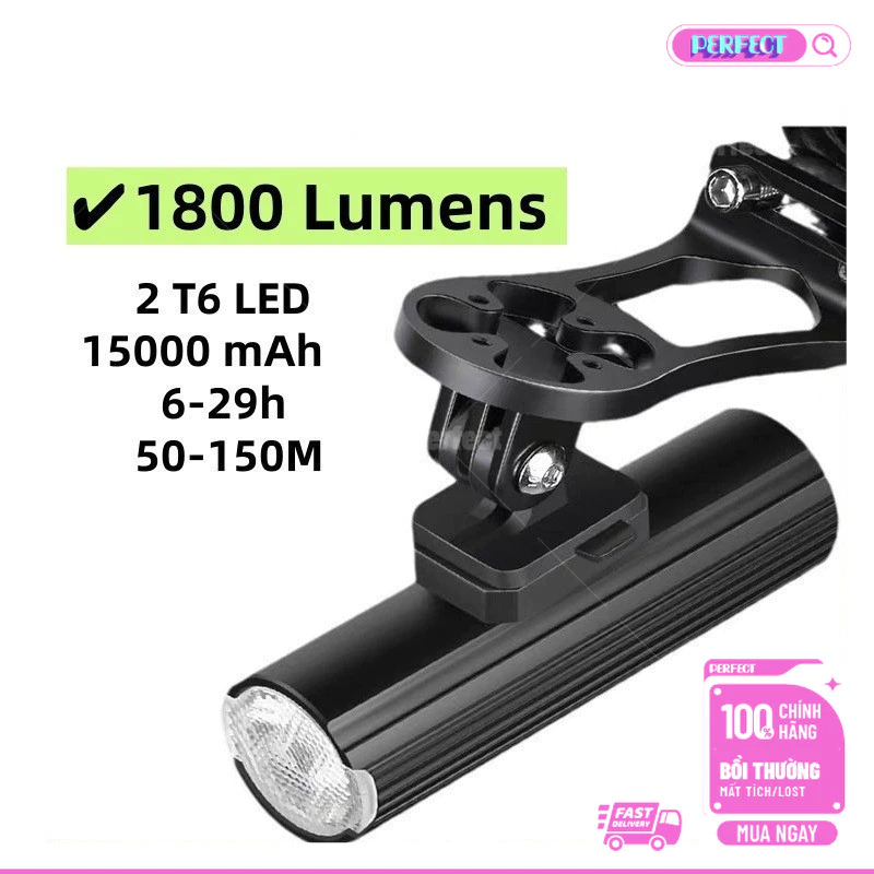 (🔥Giá khuyến mãi)Đèn LED Đèn pha xe đạp di động cho phụ kiện xe đạp đường trường