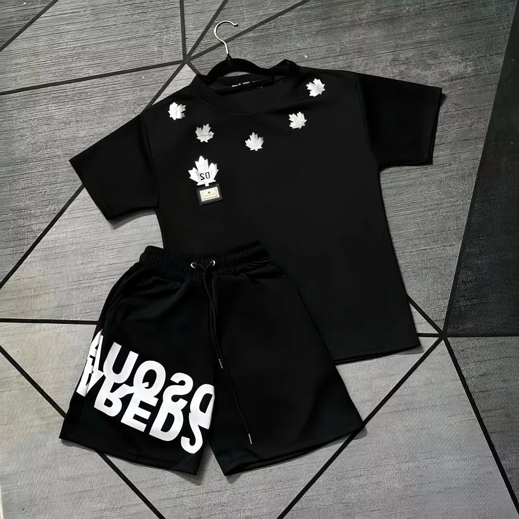 Áo Thun D2 Logo Sắt Lá Phong Tráng Gương Chuẩn Đẹp Cao Cấp Co Dãn Thoáng Mát Nam Nữ Top Boy Phố Cổ Tròn