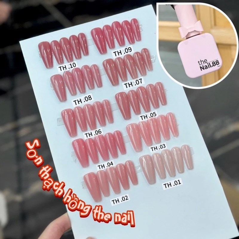 Sơn gel thạch hồng The nail ( vỏ nơ)