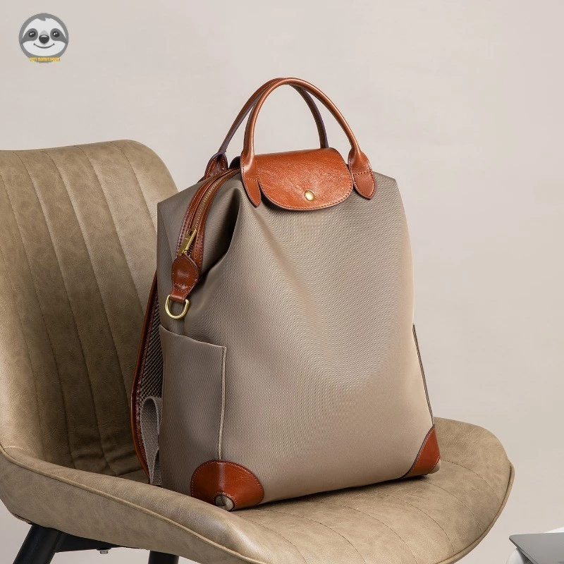 Loại bìa có ba lô bỏ túi bên / Ba lô chống nước chống mài mòn / Ba lô máy tính 47cm / Ba lô Nylon dung tích lớn nhẹ