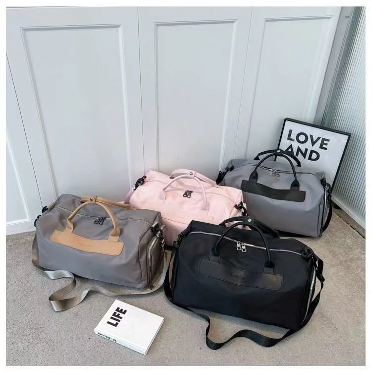 🐣🐣Túi du lịch gym yoga Mibrg Bag vải chống thấm dày đẹp có dây đeo chéo ngăn đựng giày riêng