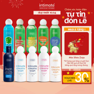 Dung Dịch Vệ Sinh Phụ Nữ Intimate ZIAJA Xuất Xứ Ba Lan Giúp Dưỡng Ẩm, Khử Mùi, Se Khít Dung Tích 200ml