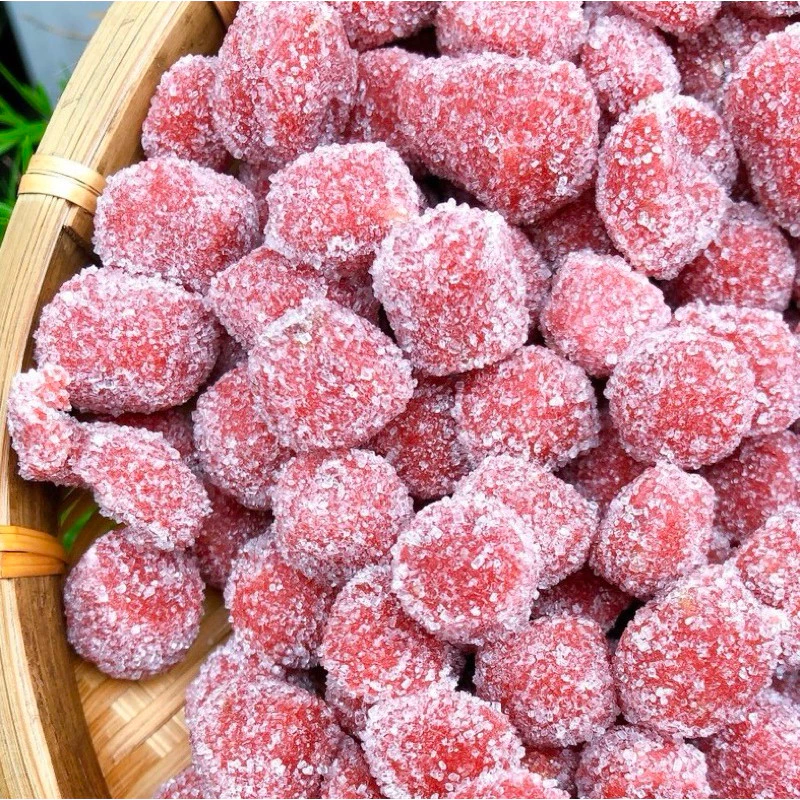 Ô mai dâu tây chua ngọt, kẹo dâu tây dẻo Đà Lạt (500g)
