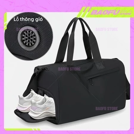☀☀Túi du lịch tập thể thao gym yoga có ngăn đựng giầy chống thấm xước 604