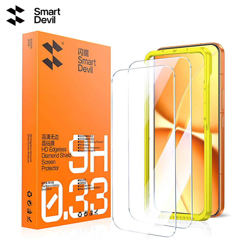 Kính cường lực kim cương pha lê SmartDevil HD cho POCO X8 Pro / X8 Pro Max / Redmi Turbo 5Max / 5 Viền chống rơi chống vỡ Khả năng chống vân tay cao-Less