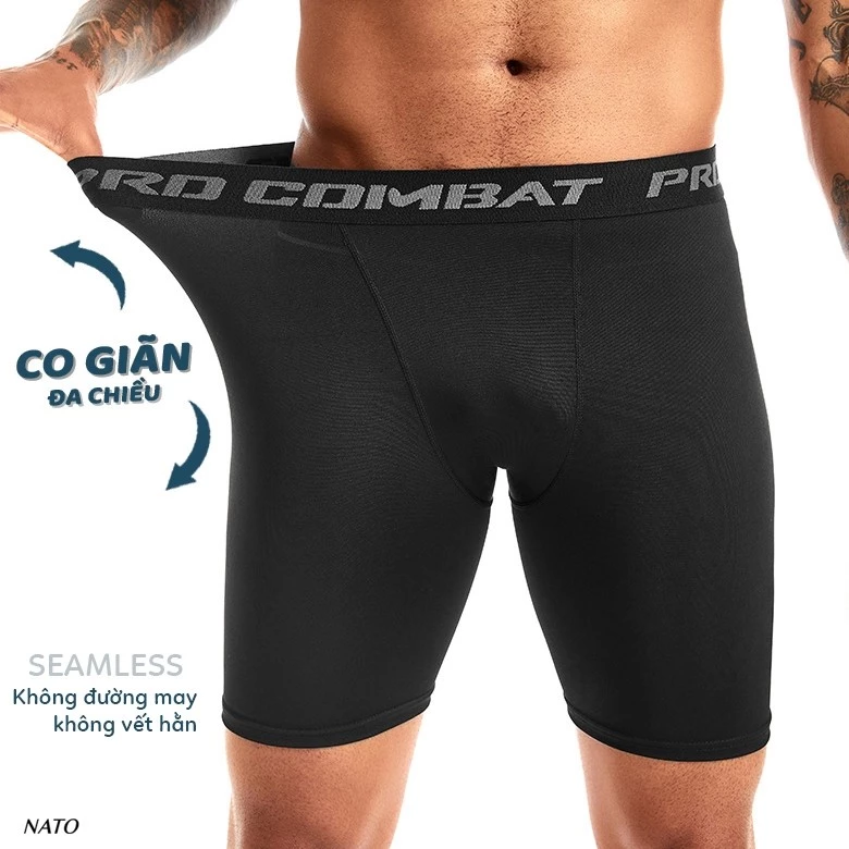 Mặc nam giới nén Leggings áo lót cho phòng tập thể dục chạy Yoga bơi Slim Fit Thở