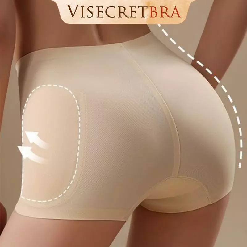 KOL -- VN251061 - VISECRETBRA Quần Độn Hông Quần Trong Nữ Dáng Ngắn Cạp Vừa Chất Su Đúc Thoáng Khí Định Hình Mềm Mịn