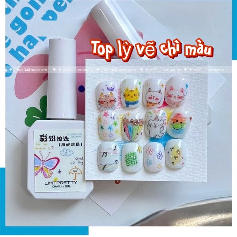 Top lỳ vẽ chì màu Limitpretty