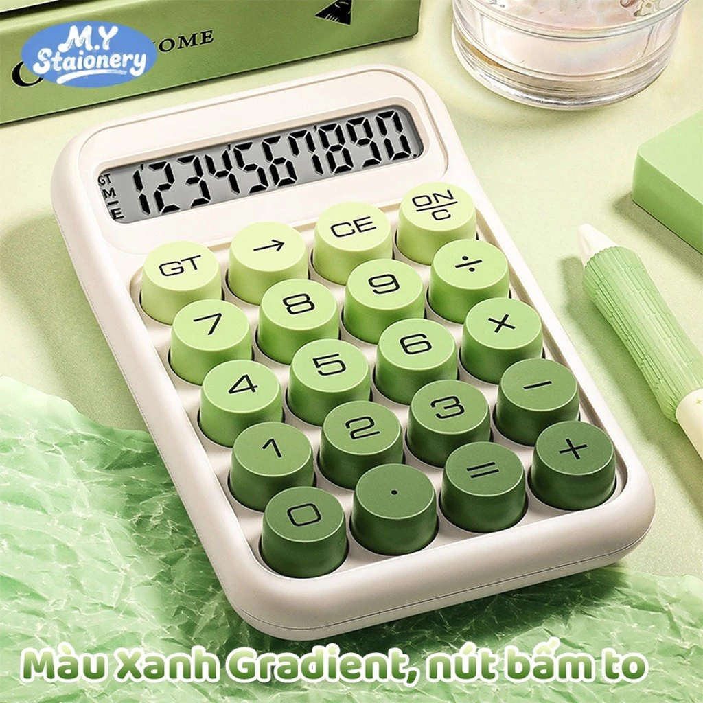 Máy Tính Bỏ Túi M.Y Muyuan 10 Chữ Số – Phím Cơ, Thiết Kế Nhỏ Gọn