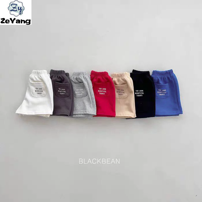 [ZY] 60-130 Hàng có sẵn Quần thường ngày cho trẻ em Quần thể thao Quần đi biển cho bé short phù hợp short thời trang áo trẻ em Vận chuyển nhanh
