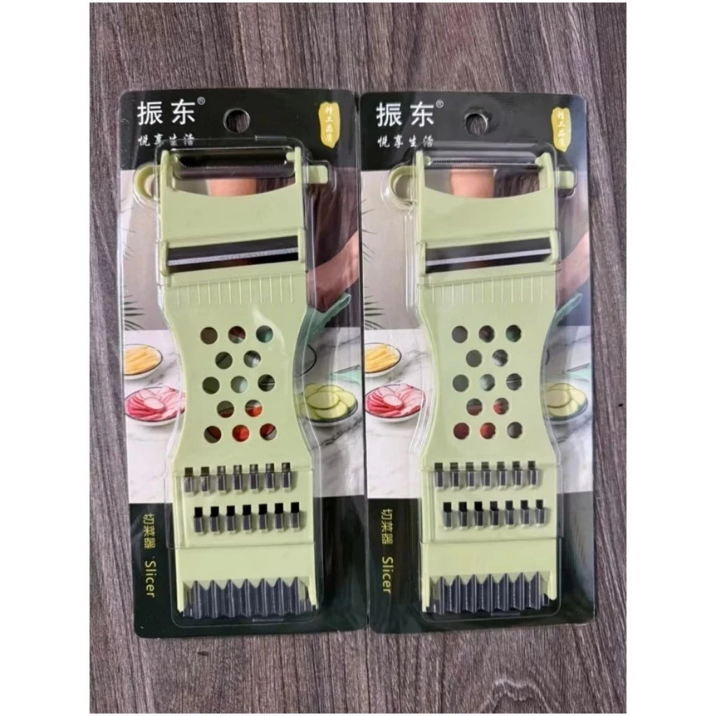 Nạo 3002 [Loại Cao Cấp Có Vỉ] Bào Đa Năng 5 in 1 Cho Rau Củ Quả Chất Lượng (Sắc Bén)