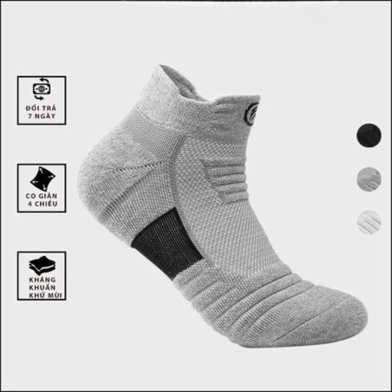 Tất nam thể thao dày dặn gân ma sát MATELIFE hàng cao cấp MTLSPORT68 êm ái khử mùi hôi cực tốt