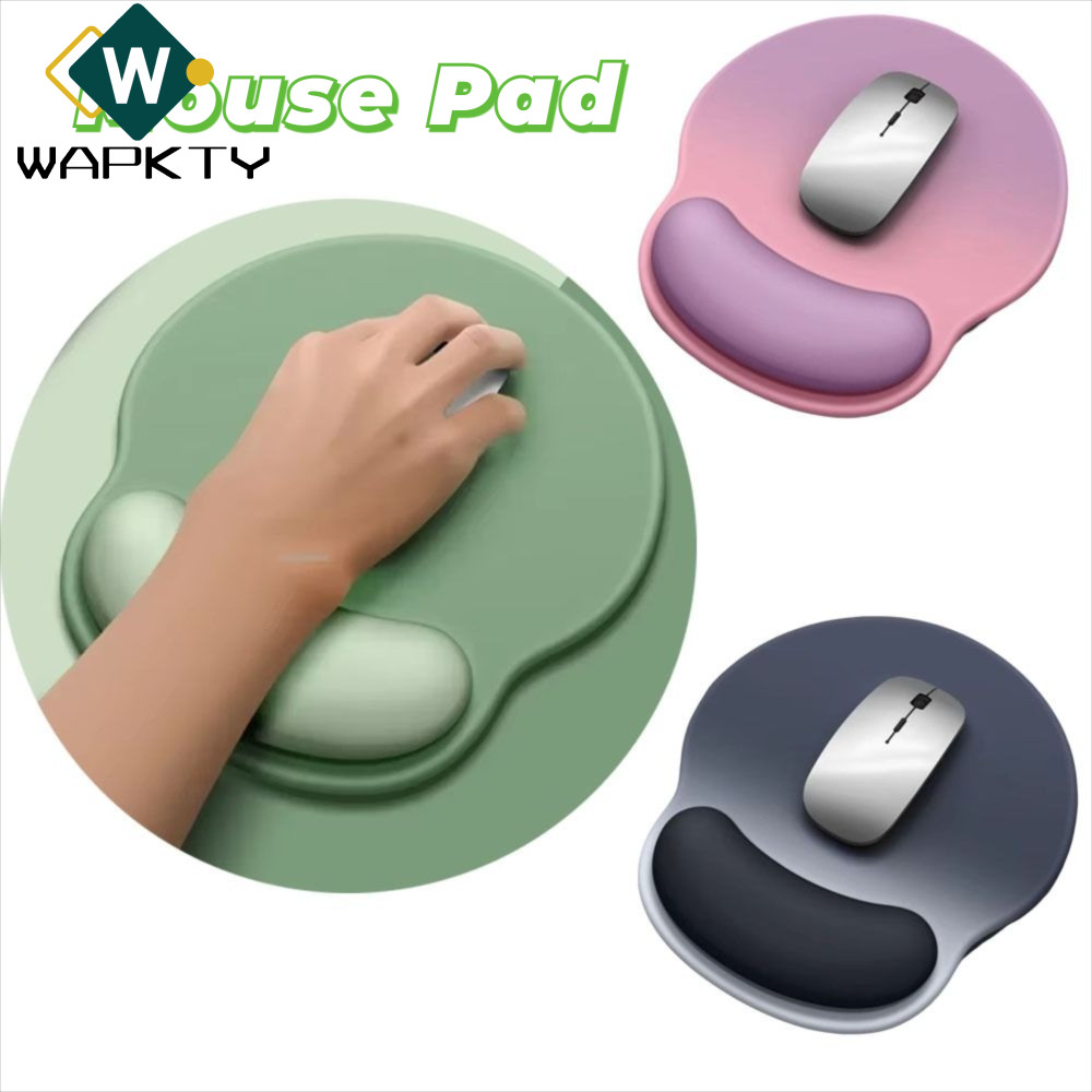 Tấm lót chuột chuyển màu WAPKTY, Đế tựa cổ tay thoải mái bằng silicon mềm mại…