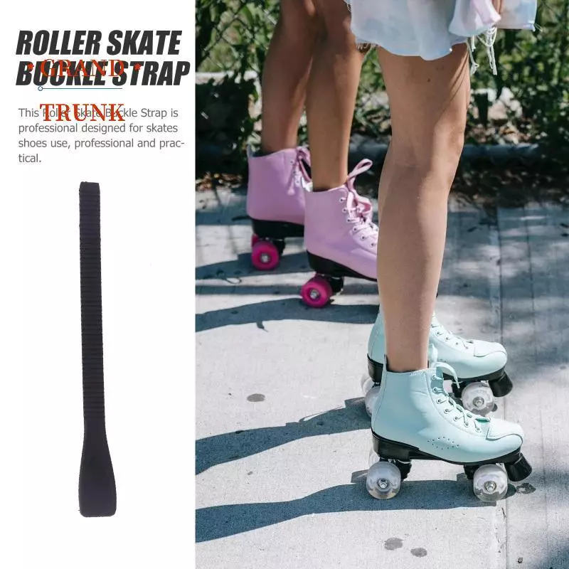 Giày trượt patin nội tuyến hình chữ T màu xanh dương, chất liệu nylon