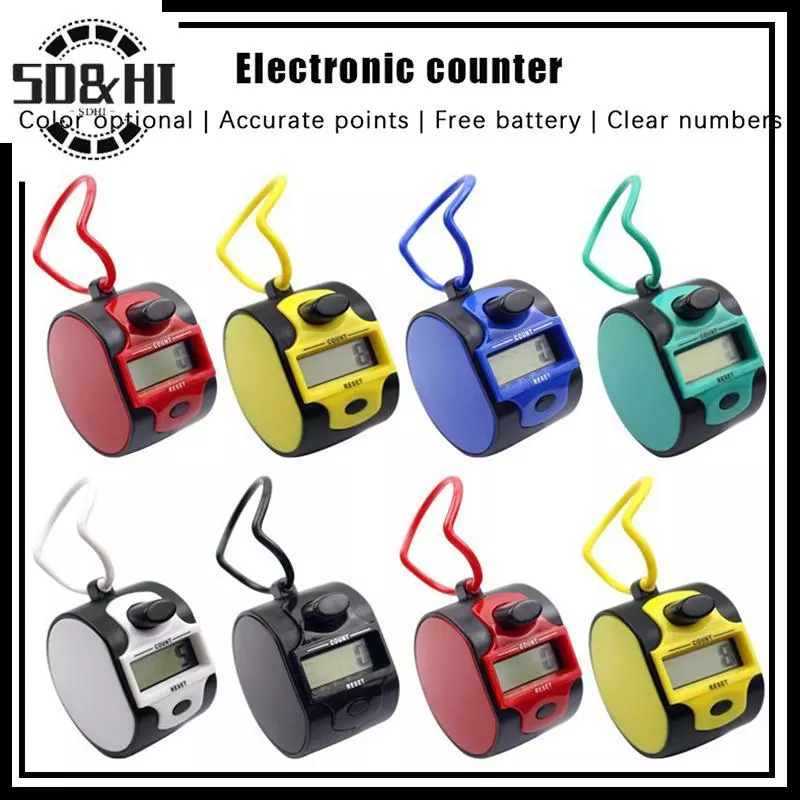 Bộ đếm Tally Cầm Tay Điện TửLCD 5 Chữ Số - Công cụ Thể Thao