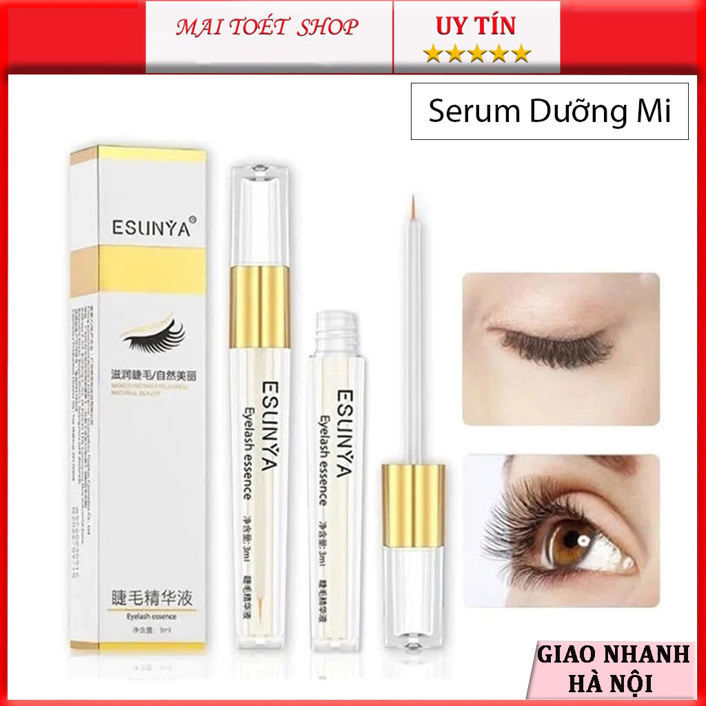 Chiết Xuất Lông Mi Xoăn Lông Mi Dày ESUNYA Mun Slender Lông Mi Nuôi Dưỡng Dung Dịch Dinh Dưỡng 3g
