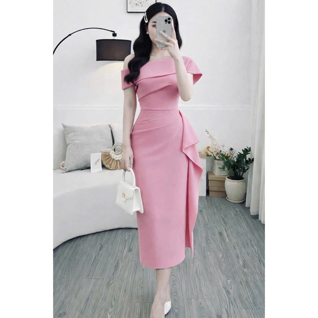(Đẹp như hình) ĐẦM NỮ BODY DỰ TIỆC THIẾT KẾ MỚI ÔM DÁNG CỰC XINH SANG CHẢNH THANH LỊCH DÀNH CHO CÁC CHỊ EM LANO STORE