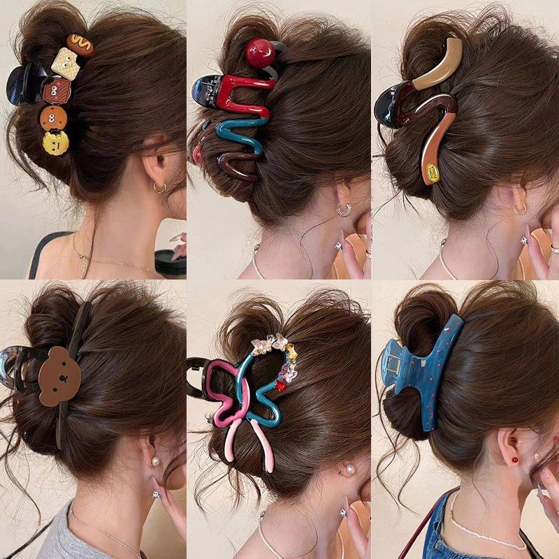 Kẹp tóc cá mập dễ thương, vui nhộn, phù hợp cho người phụ nữ Hàn Quốc